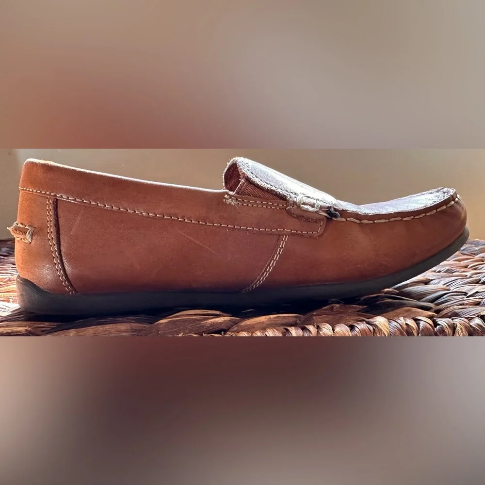 Florsheim Tan Brown Kids Moccasin Loafers